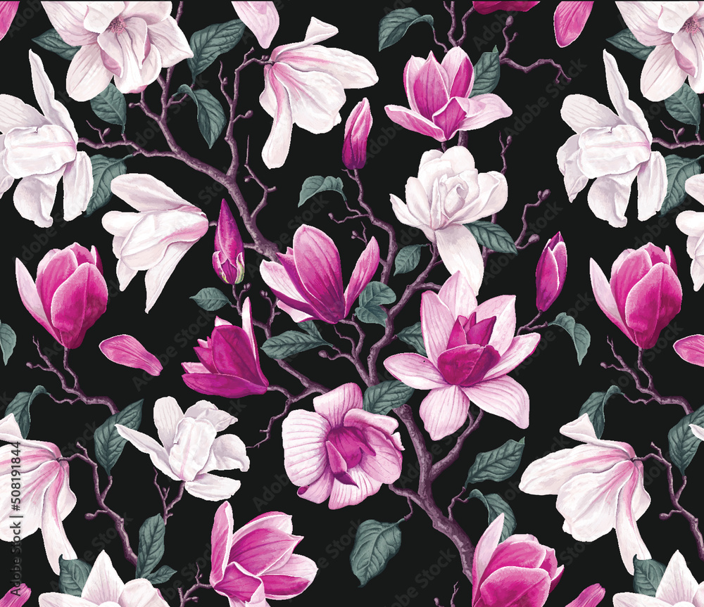 seamless pink tone floral background seamless pink tone floral background