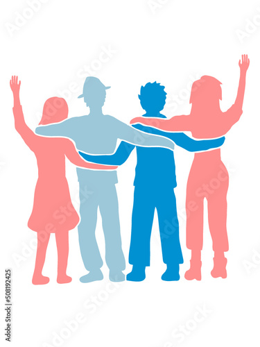 Freunde Silhouette Team 