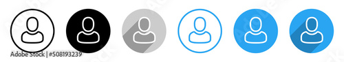 Benutzer Profil Vektor Icons