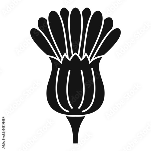 Wallpaper Mural Highland thistle icon simple vector. Flower plant