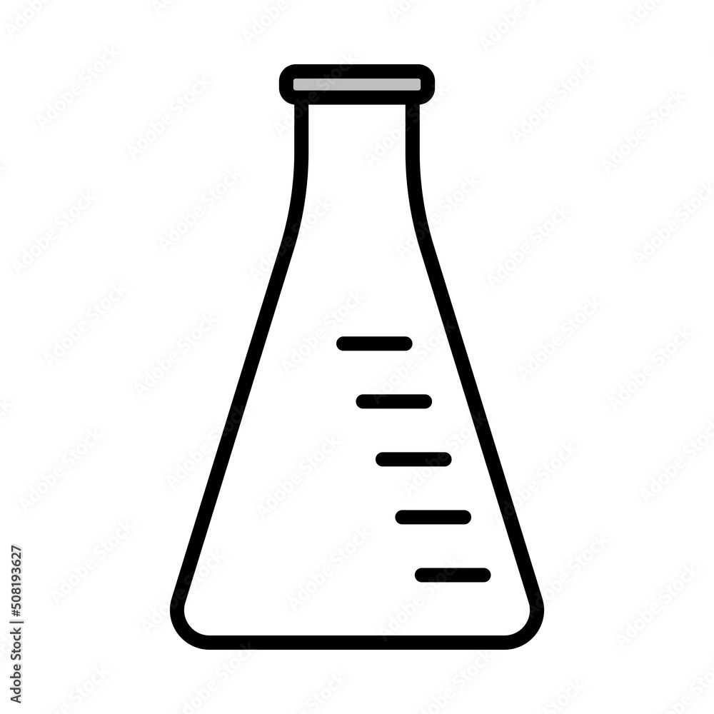Icon Of Chemistry Cone Flask Icon Of Chemistry Cone Flask