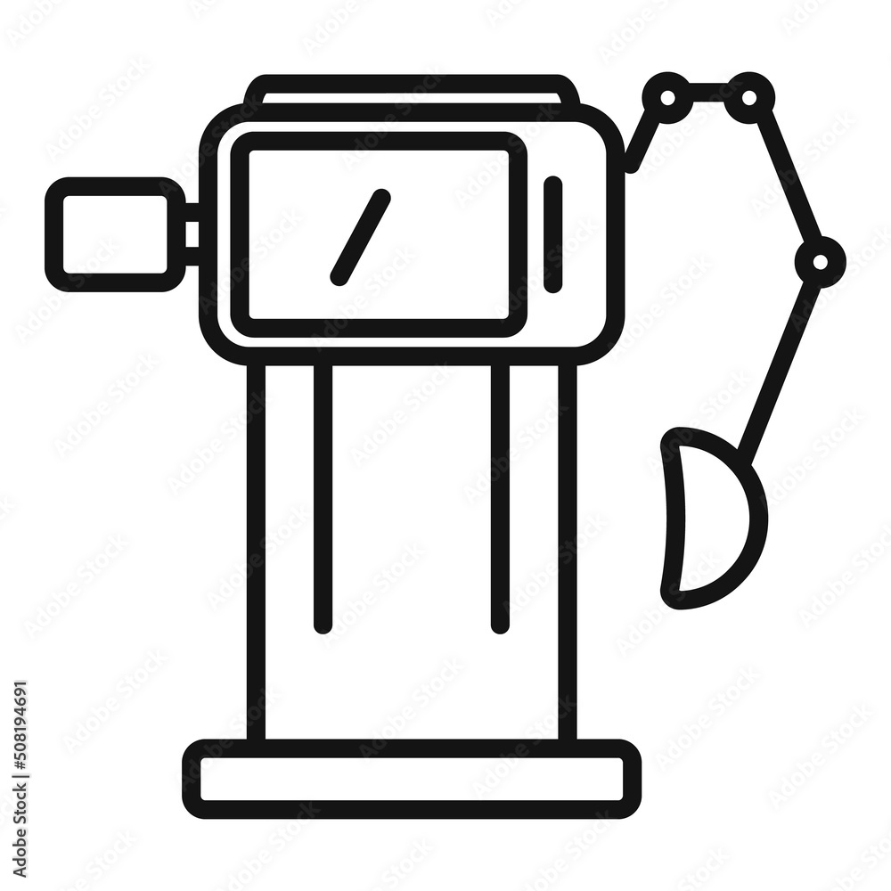 Care medical machine icon outline vector. Hospital patient Care medical machine icon outline vector. Hospital patient