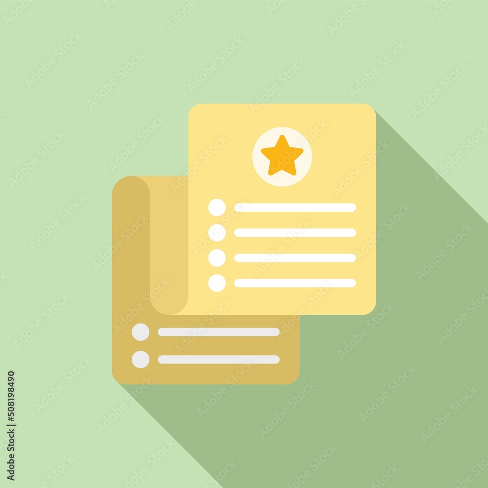 Event planner list icon flat vector. Time manager Event planner list icon flat vector. Time manager