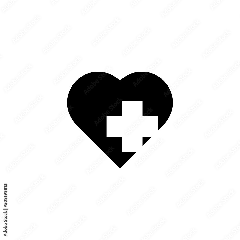 Health Icon Isolated on White Artboard Health Icon Isolated on White Artboard