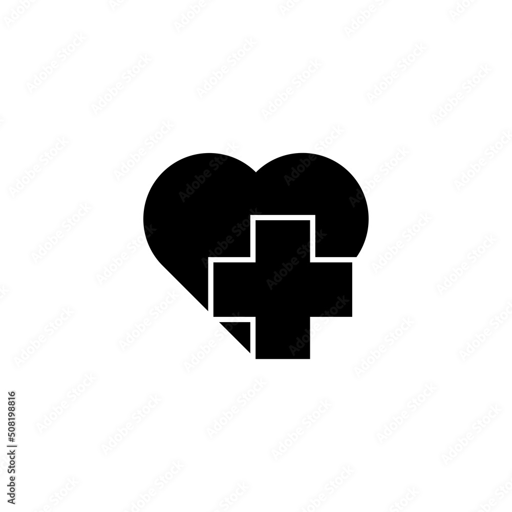 Health Icon Isolated on White Artboard Health Icon Isolated on White Artboard