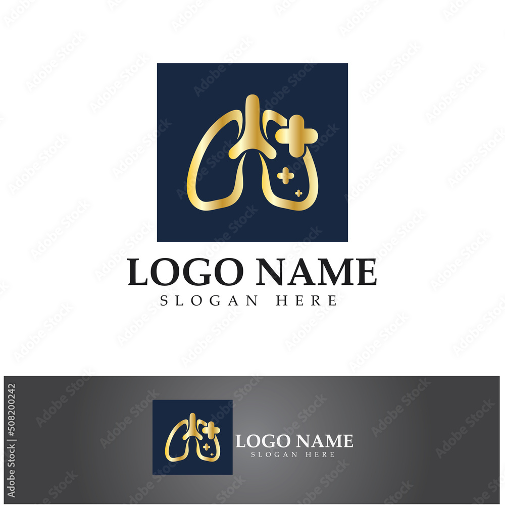lung health and care logo template,emblem,design concept,creative symbol,icon,vector illustration. lung health and care logo template,emblem,design concept,creative symbol,icon,vector illustration.