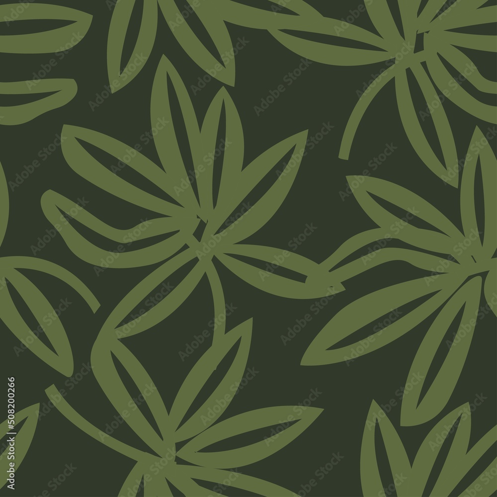 Floral Brush strokes Seamless Pattern Design Floral Brush strokes Seamless Pattern Design