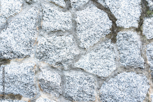 stone pavement with abstract pattern.