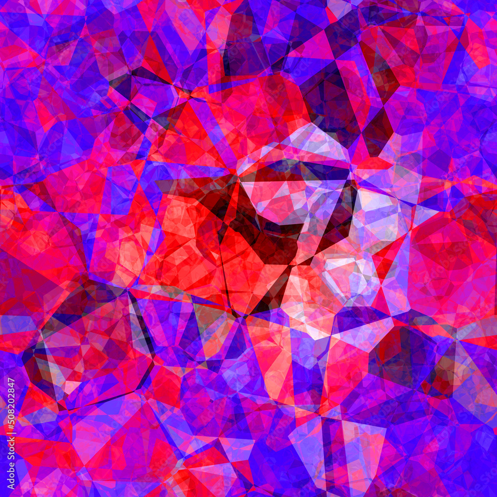  red and purple seamless abstract background with triangles