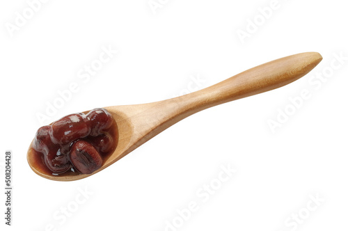 木製のスプーンにゆであすき