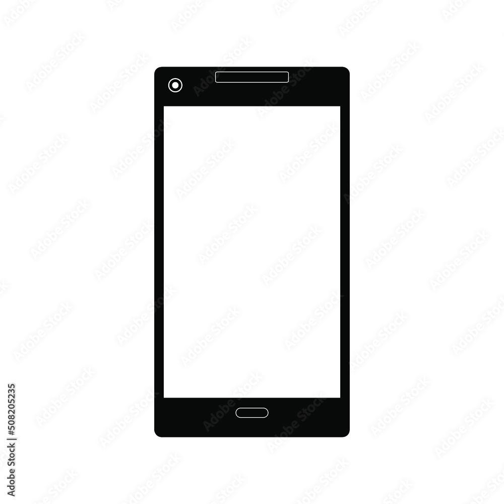 Mobile phone icon for mobile concept and web design. Mobile phone icon for mobile concept and web design.