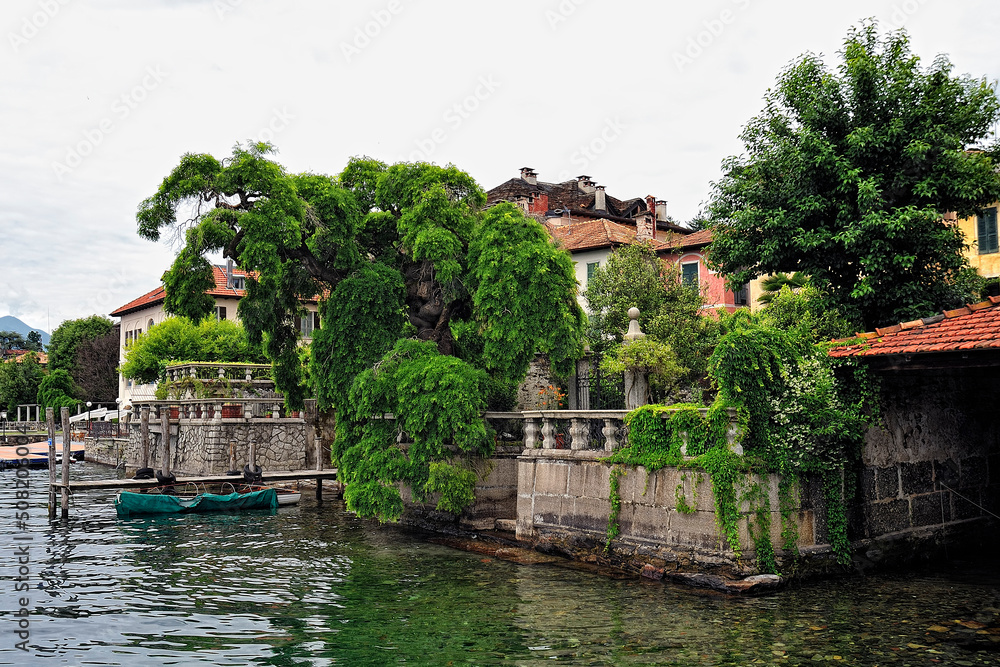 Obraz premium Details of Orta San Giulio