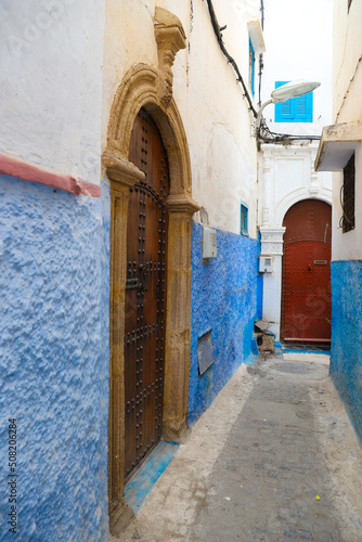 Street in Kasbah of the Udayas in Rabat, Morocco © EvrenKalinbacak