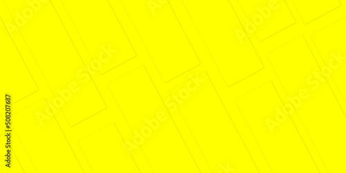 : Abstract background with yellow design .Modern design with paper glued with scotch taped on a concrete background. Advertising board, poster mockup on the wall for your design. Vector design .