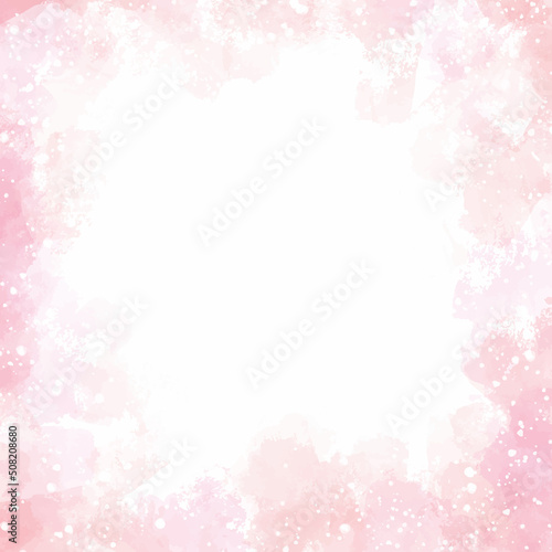 sweet pastel pink watercolor wet wash splash background textured