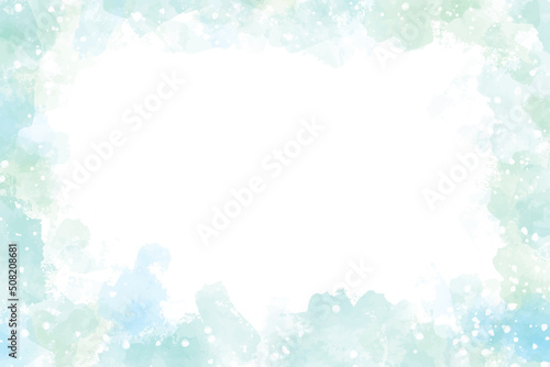 sweet pastel light blue watercolor wet wash splash background textured