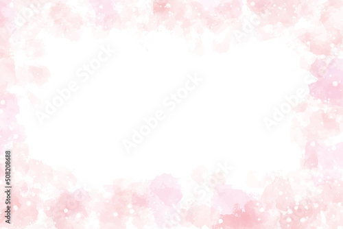 Wallpaper Mural sweet pastel pink watercolor wet wash splash background textured Torontodigital.ca