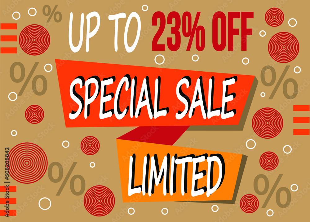 custom made wallpaper toronto digitalSpecial sale 23% discount. Banner with 23% price reduction on limited product units.