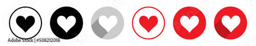 Herz Vektor Symbole