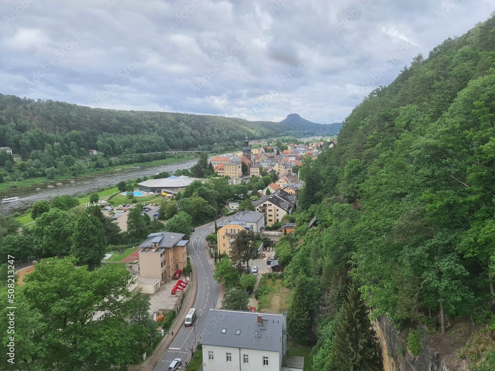 Fototapeta premium Bad Schandau view from the top