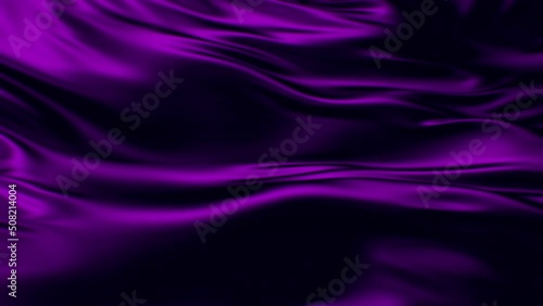 Wallpaper Mural Wavy Purple Silk Fabric. Luxury Background. Slow Motion. Torontodigital.ca