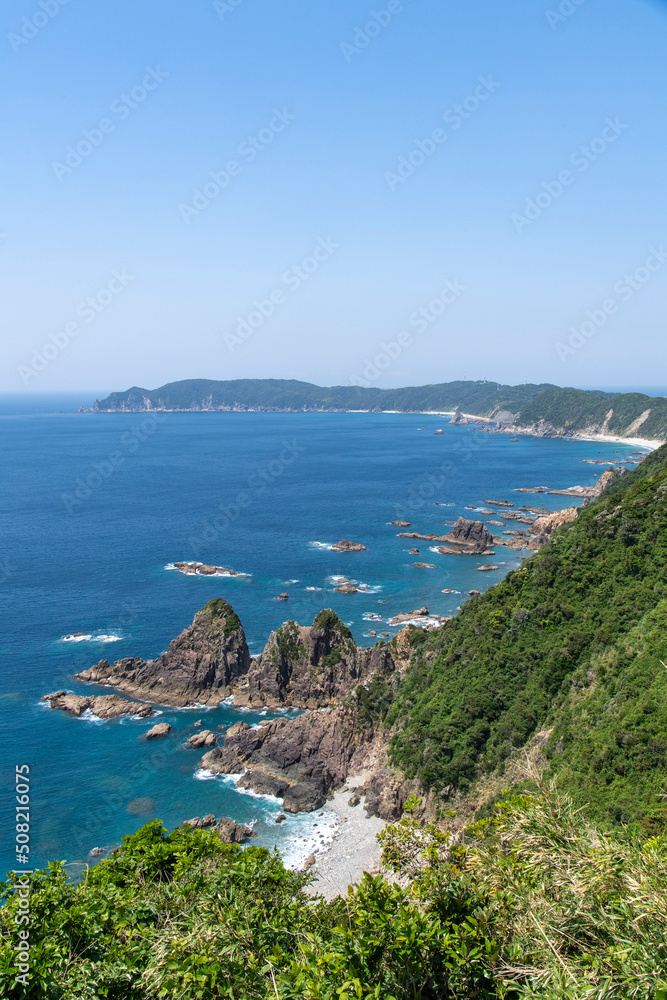 南さつま市後浜展望所の眺望と野間岬