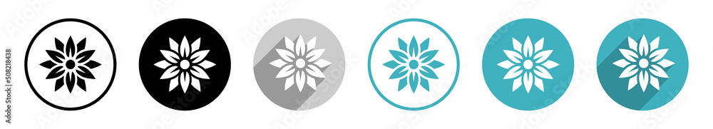 Lotusblüte Vektor Symbole Lotusblüte Vektor Symbole