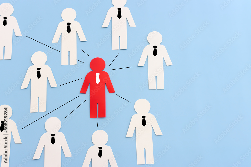 business concept image of people figures, human resources and management concept business concept image of people figures, human resources and management concept