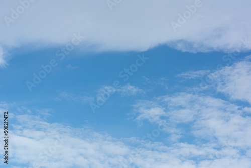 blue sky with clouds