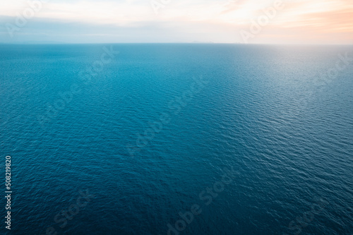 Tropical blue ocean form above © artrachen