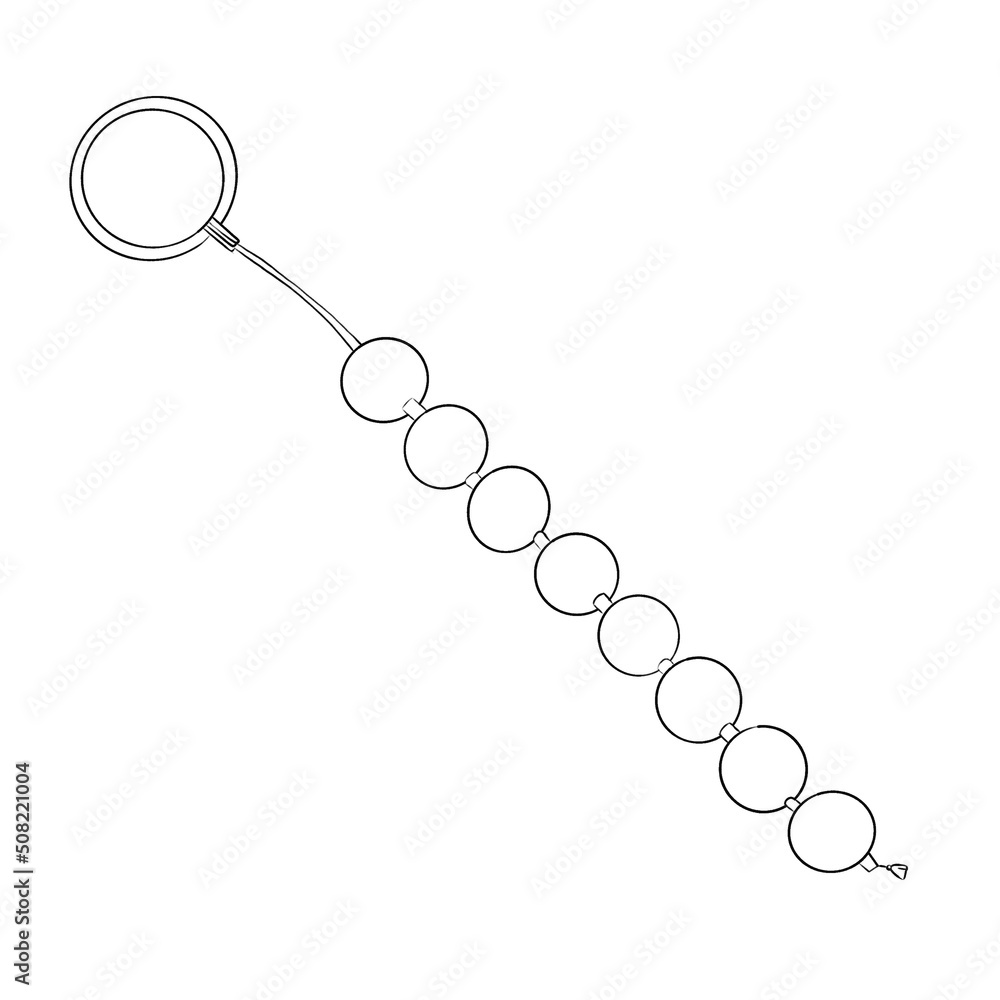 Sexy toys balls bdsm for ass play Stock Illustration | Adobe Stock