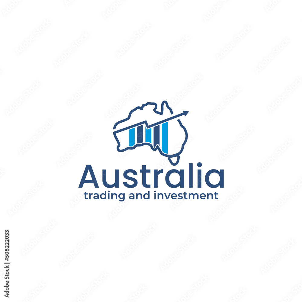 australia trrade and investment logo design vector australia trrade and investment logo design vector