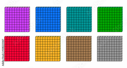 set of place value hundreds bingo