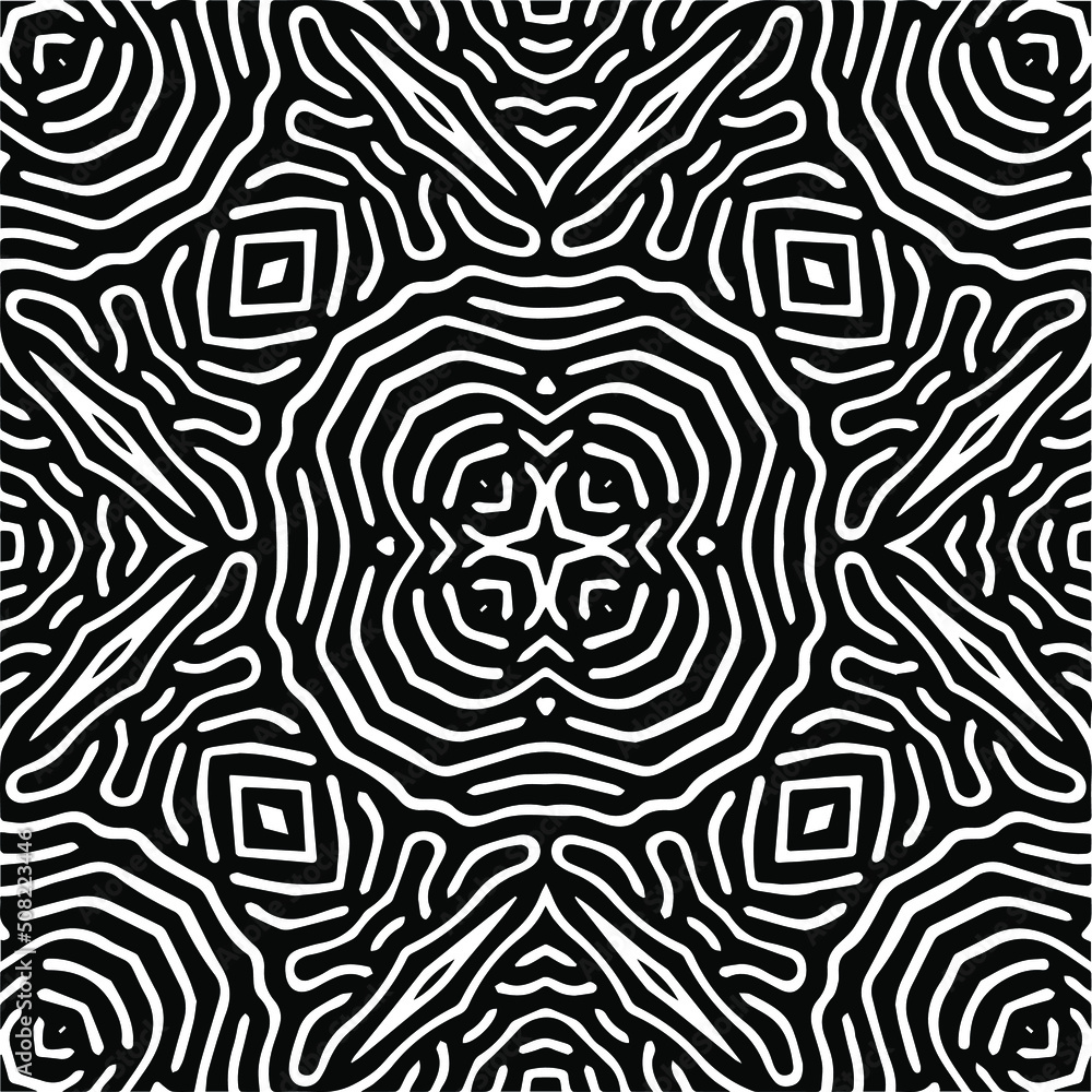 Abstract background with black and white pattern. Unique geometric vector swatch. Perfect for site backdrop, wrapping paper, wallpaper, textile and surface design. Abstract background with black and white pattern. Unique geometric vector swatch. Perfect for site backdrop, wrapping paper, wallpaper, textile and surface design.