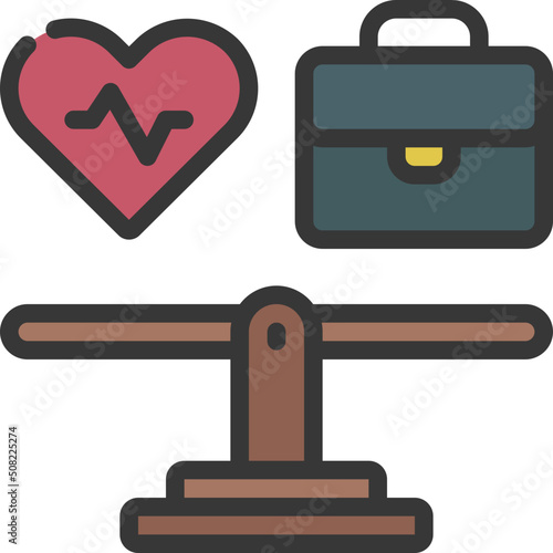Work Life Balance Icon