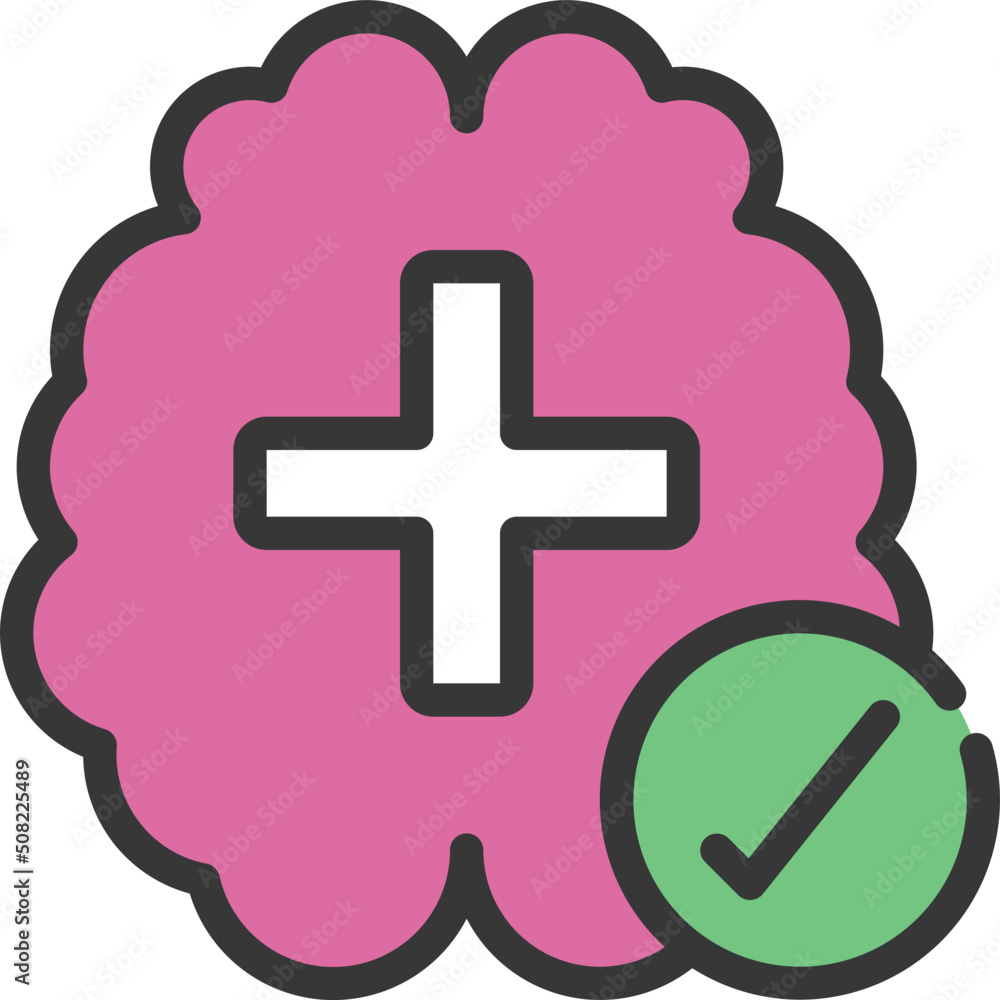 Obraz premium Good Mental Health Icon