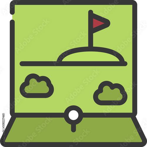 Indoor Golf Screen Icon
