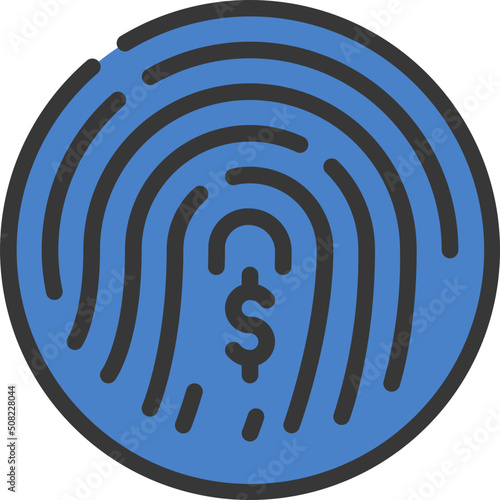 Biometric Money Icon