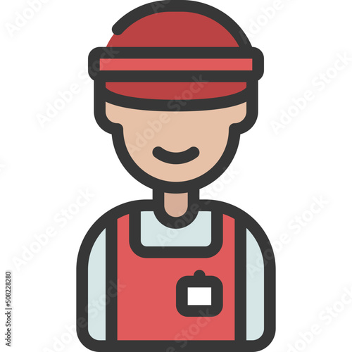 Store Employee Male Icon