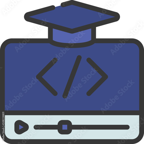 Coding Online Video Course Icon