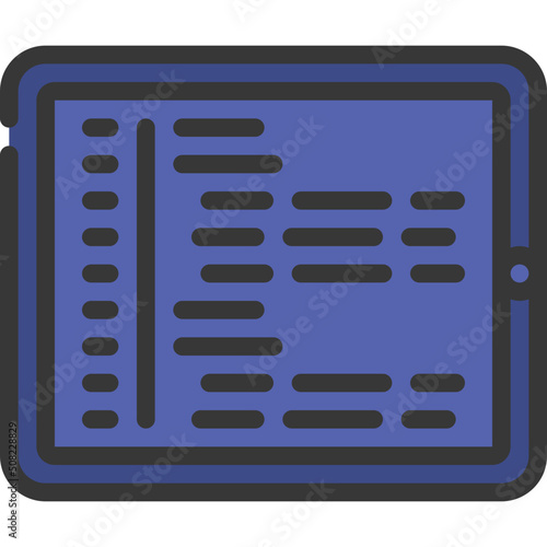 Tablet Coding Icon