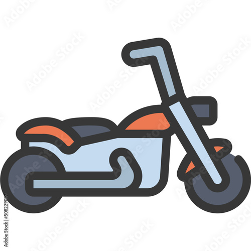 Harley Motorbike Icon