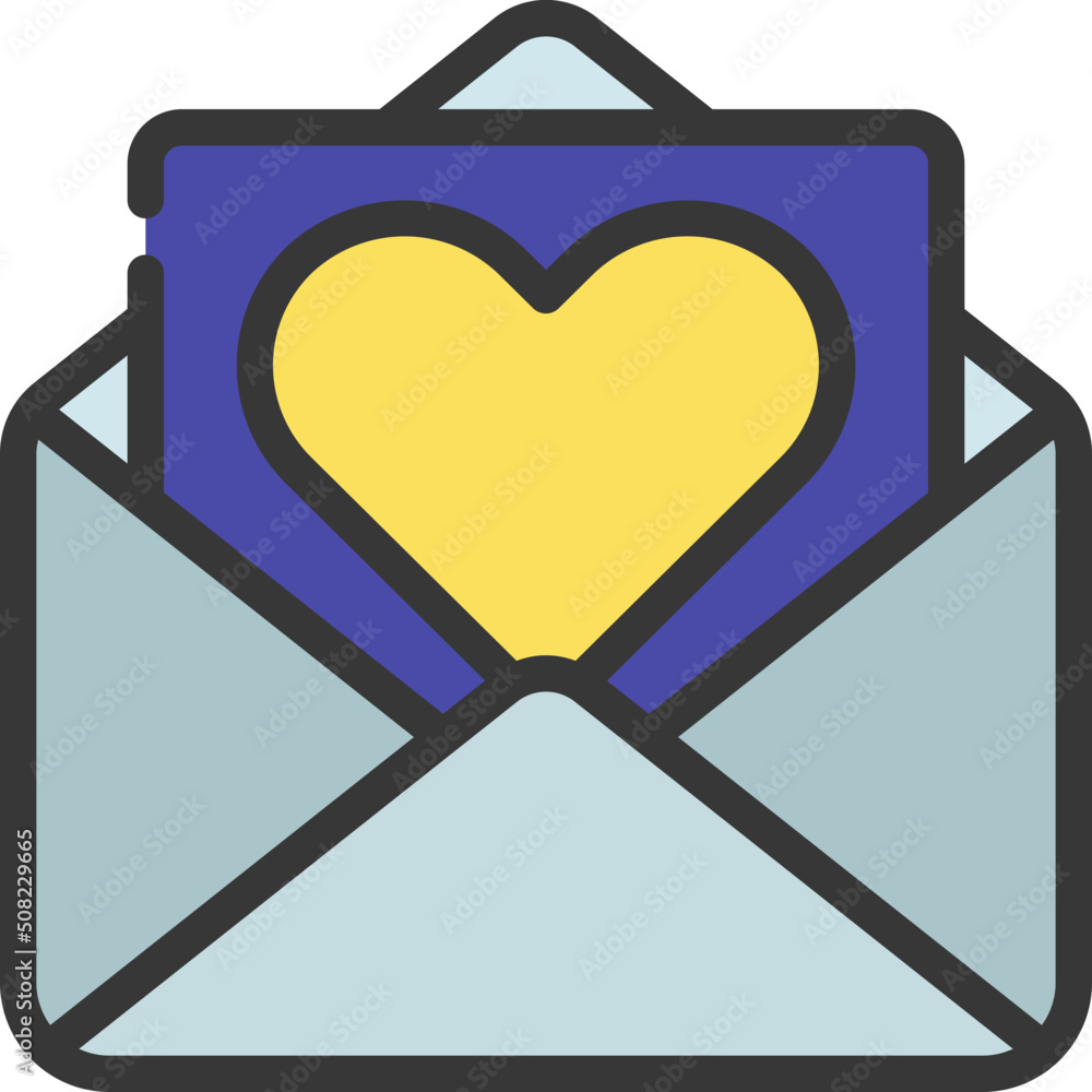 Love Mail Icon Love Mail Icon