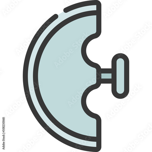 Semi Circle Blade Icon