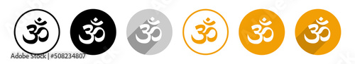 Om Zeichen Vektor Symbole