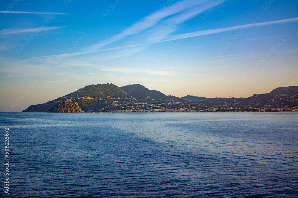 Going to Ischia at Sunset