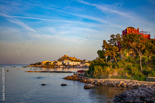 Sunset on the Aragonese Castle
