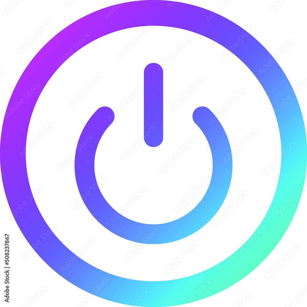 Power Button Vector Icon Design Illustration Power Button Vector Icon Design Illustration