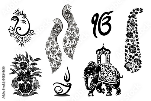 traditional Hindu icons , cultural heritage , India , Asia	