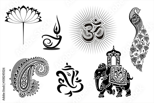 traditional Hindu icons , cultural heritage , India , Asia	